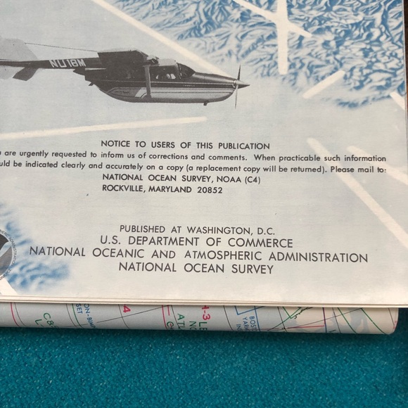 VINTAGE MAPS  AERONAUTICAL CHARTS TOPOGRAPHICAL MAPS &TEST GUIDE FOR PILOTS - Picture 16 of 16